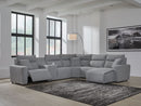 ModMax II - Salt And Pepper - Reclining Sectional