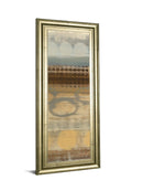 Movement Panel Il By Jeni Lee - Framed Print Wall Art - Dark Brown