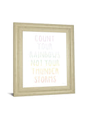 Lets Chase Rainbows VII By Jenaya Jackson - Framed Print Wall Art - White