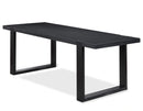 Steve Silver Yves Dining Table in Rubbed Charcoal