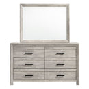 Ellen - Dresser & Mirror Set - White