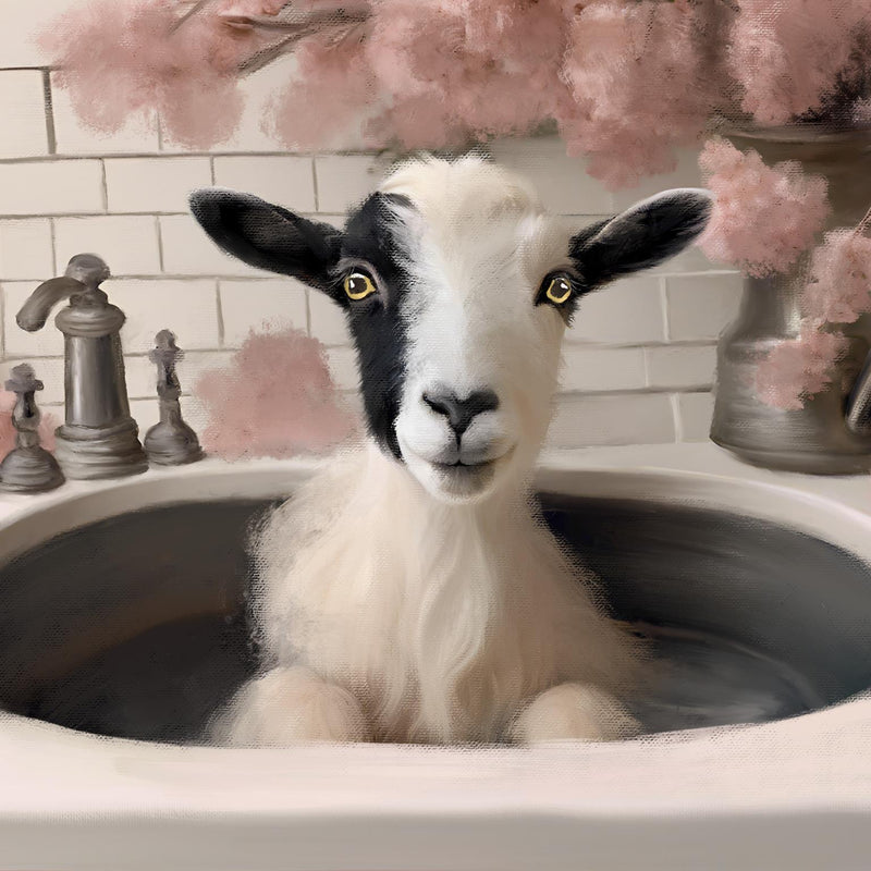 Goat Bath By Elizabeth Medley - Pink