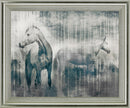 Misty Equines - 28" x 34" Framed Wall Art