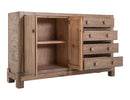 Atenas - Console With 4 Drawer And 2 Doors - Brown