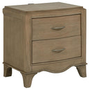 Revello - 2-Drawer Nightstand Bedside Table - Washed Mango
