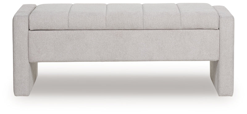 Akselman - Gray - Storage Bench