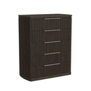 Sylvie - 5-Drawer Chest - Dark Brown