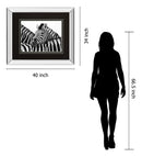 A Safe Place By Papiorek Mirrored Frame - Black