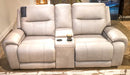 Real Moments - Power Reclining Loveseat With Audio Seating - Ash - Austin's Furniture Depot (Austin,TX)