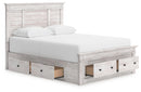 Makidern - Panel Storage Bed With Under Bed Storage Unit And Storage Footboard - Austin's Furniture Depot (Austin,TX)