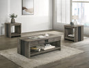 Rangley 3-Pk Cktl Set-Grey/Brown