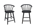 Janna Counter Height Stool-Black