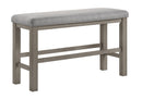 Renwick Counter Height Bench All Grey