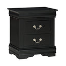 Louis Philip Nightstand Black