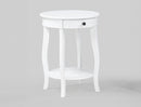 Jacie Chairside Table White