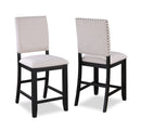Regent Counter Height Chair Charcoal Black