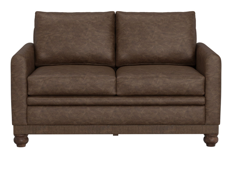 Pueblo Gray - Loveseat - Brown