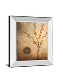 Fall Stem In The Light By Michael Marcon Mirror Framed Print Wall Art - Beige