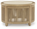 Spooners Cove - Round Cocktail Table - Beige