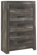 Wynnlow - Five Drawer Chest - Gray