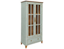 Toscana - 1 Drawer 2 Glass Doors Cabinet