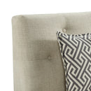 Maddox - Loveseat With Five Pillows - Beige