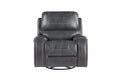 Steve Silver Keily Manual Swivel Glider Recliner in Dove Grey