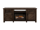 Dutton - Electric Fireplace - Rookwood Brown
