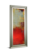 Chicago St. Rush Il By Erin Ashley - Framed Print Wall Art - Red