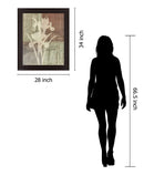 Faded Orchid Fields - 28" x 34" Framed Wall Art