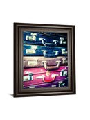 Eastern Travels 2 By Susan Bryant - Framed Print Wall Art - Blue