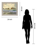 Sunlit Breakers - 28" x 34" Framed Wall Art