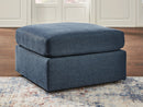 Modmax - Oversized Accent Ottoman - Fabric - Ink