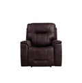 Steve Silver Lexington Triple-Power Media Recliner in Canyon Walnut
