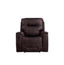 Steve Silver Lexington Triple-Power Media Recliner in Canyon Walnut