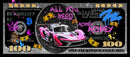 Glitzy Racer Dream - 28" x 63" Framed Wall Art