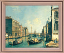 Canal Serenity Scene - 28" x 34" Framed Wall Art