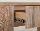1 Drawer & 2 Door, TV Stand with Electric Fireplace Insert