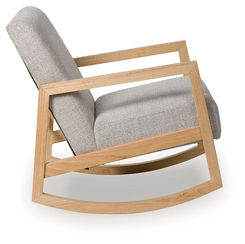 Wychworth - Gray / Natural - Accent Chair