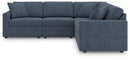 Modmax - 5-Piece Sectional - Fabric - Ink
