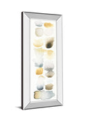 Watercolor Swatch Panel Il By Elyse De Neige - Mirror Framed Print Wall Art - White