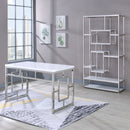 Alize - Bookcase And Desk - White