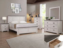 Crown Mark Furniture Leighton 6 Drawer Dresser in White image