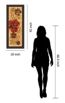 Touch Of Honey Il By Maria Donovan - Framed Print Wall Art - Red