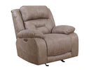 Steve Silver Aria Dual Power Recliner in Desert Sand
