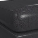 Horizon - Ottoman With Wood Base