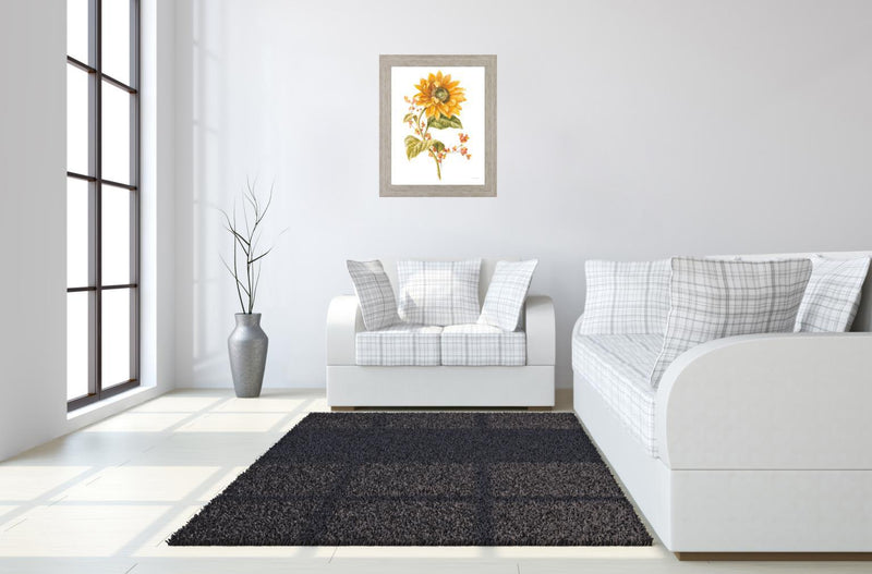 Golden Sunburst - 28" x 34" Framed Wall Art