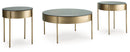 Jettaya - Occasional Table Set (Set of 3) - Brushed Brass