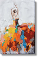 Radiant Twirl - 32" x 47" Framed Wall Art