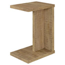 Clower - Engineered Wood C-Shaped Sofa Side Table